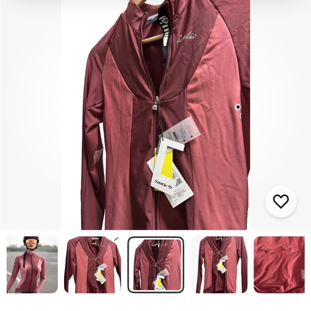 Women’s Red Cycling Jacket -NWT